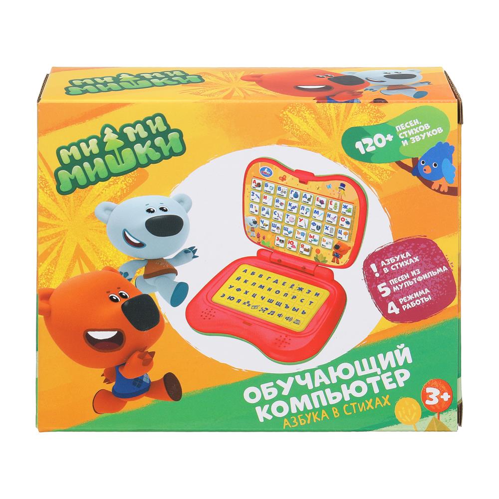 Обучающий планшет 28*22см "Азбука" Ми-ми-мишки, 120+ песен,  2*ААА в комп.