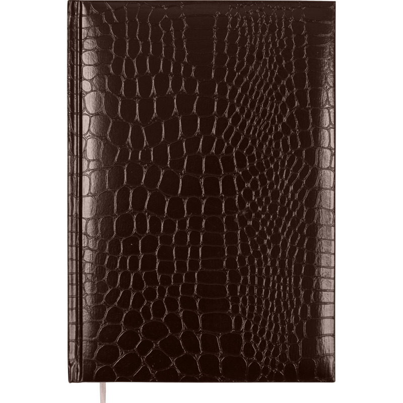 Записная книжка B6  80л. кожзам Arkona", тв.обл., клетка, коричневая