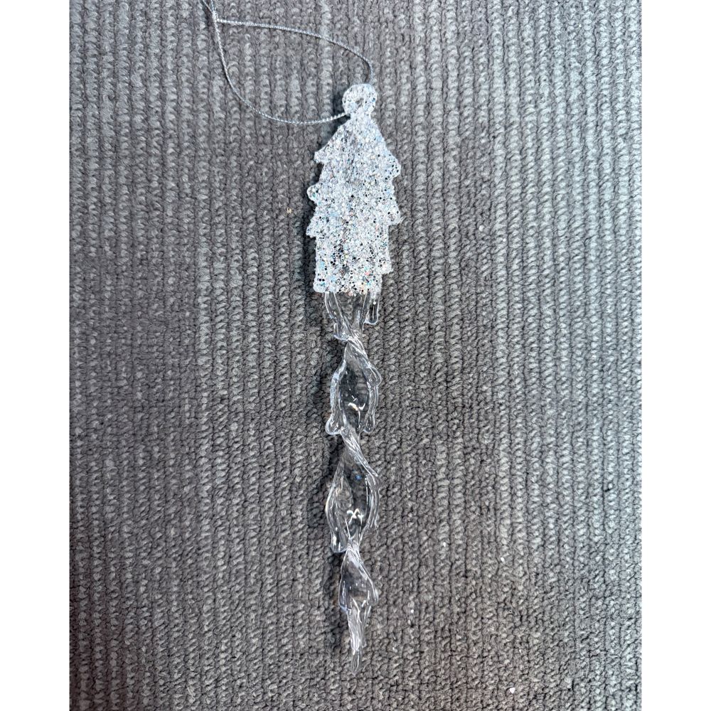 Подвесное украшение 22 см "Сосулька"