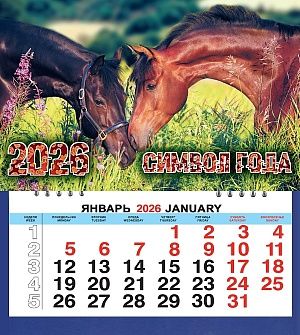 Календарь МАЛЫЙ  200*240мм на 2026г. СГ_Парочка. Любовь