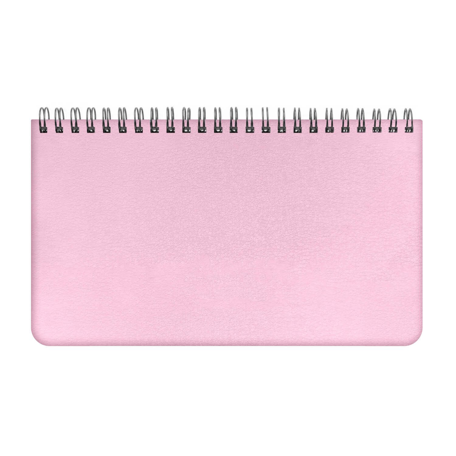 Планинг недат. 190*110мм  68л., кожзам, тв.пер. "Бьянчини розовый"