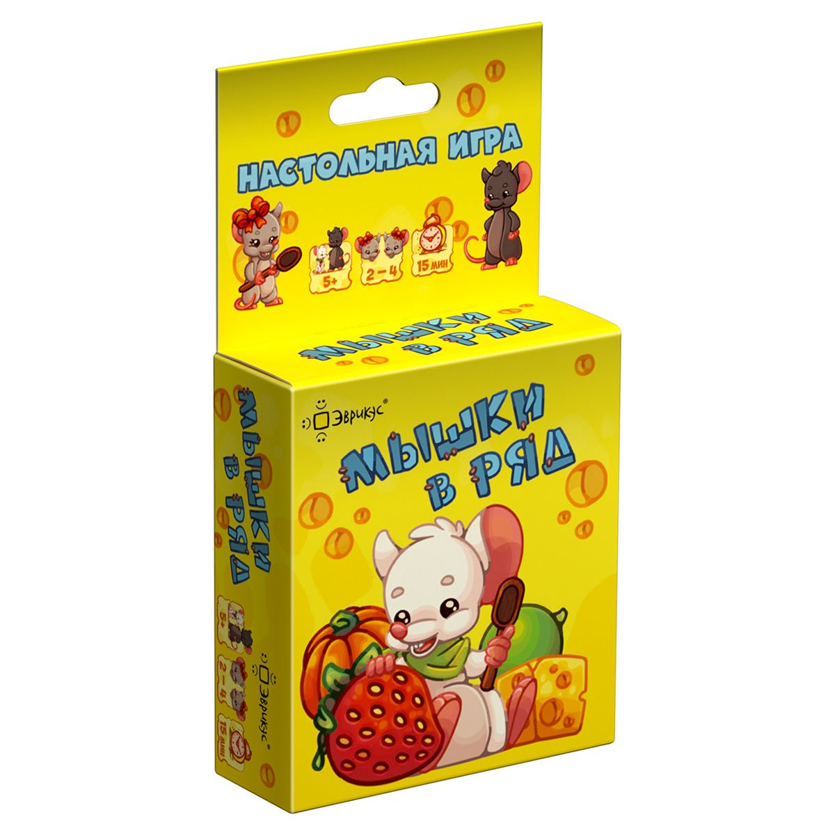 Игра настольная "Мышки в ряд" 5+