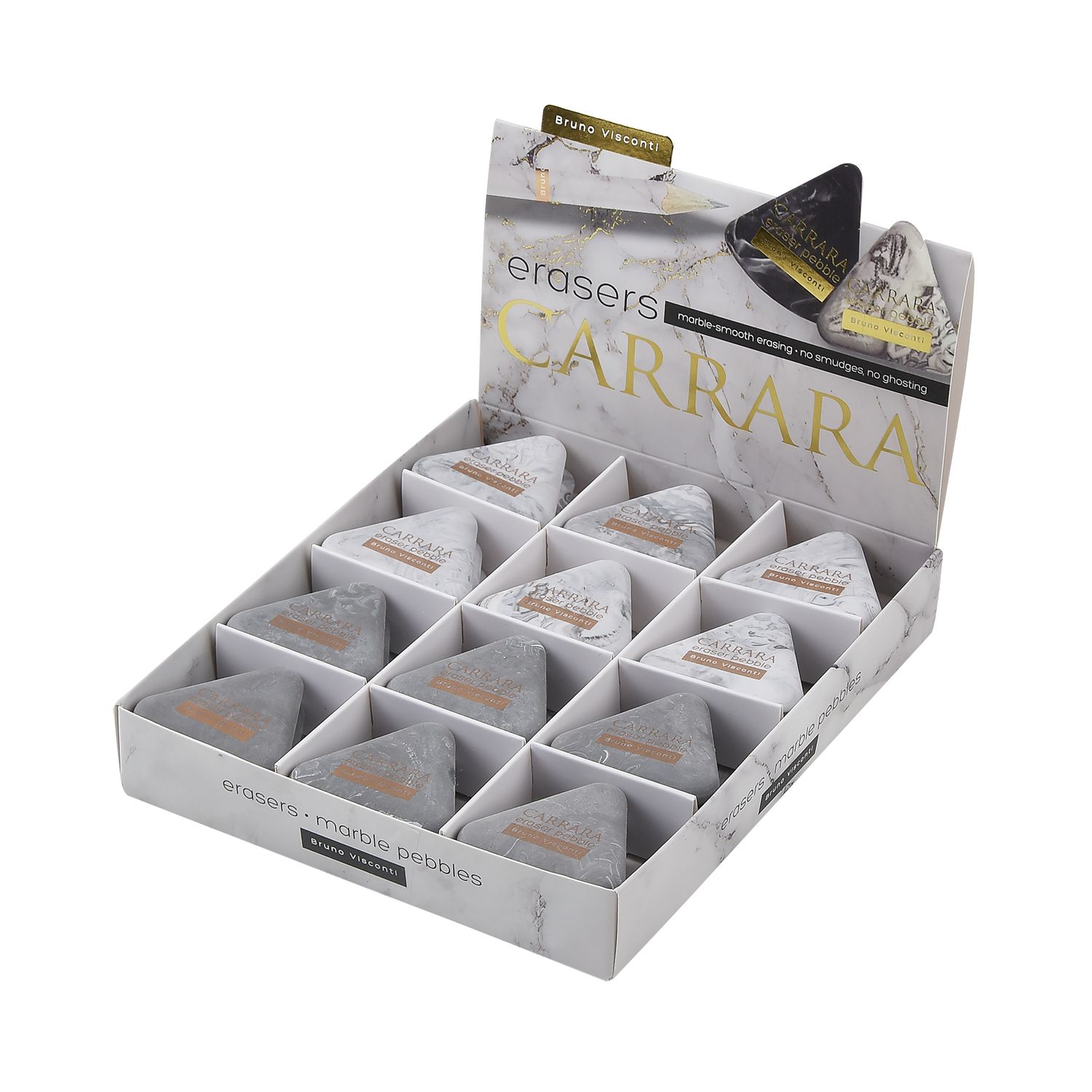 Ластик  BV "Carrara" 36*40*8мм, 2 вида