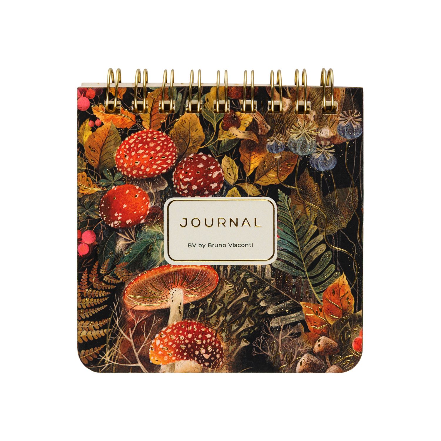 "POCKET JOURNAL" 90 Х 90 ММ, 60 Л,  НА ГРЕБНЕ "FLORA.FOREST FAIRY TALE"