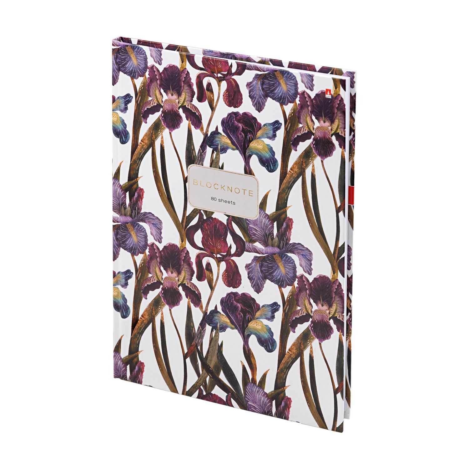 Тетрадь А4 7БЦ  80л кл. сшивка Альт "Flora. Ирисы" глянц.лам. БЕЗ ПОЛЕЙ