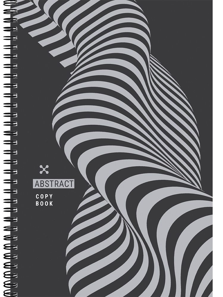 Тетрадь А4  60л кл. гребень Проф-Пресс "Абстрактный дизайн - 6"