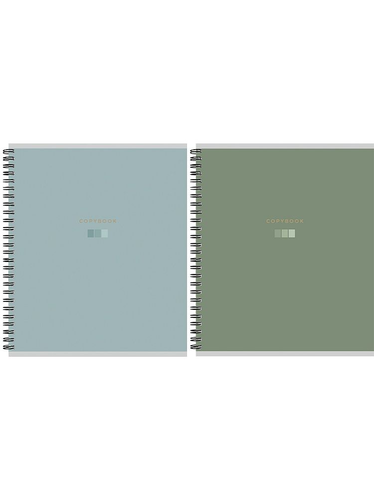 Тетрадь А5  96л кл. гребень Проф-Пресс "Однотонные дизайны"