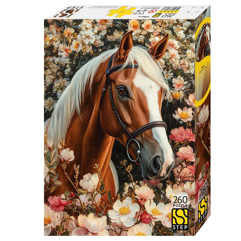 Пазлы  260 элементов  345*240мм.  "Конь"
