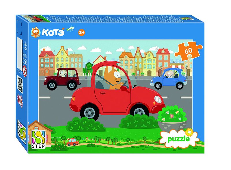 Пазлы   60 элементов  270*180мм  "Котэ" (Биг Папа)