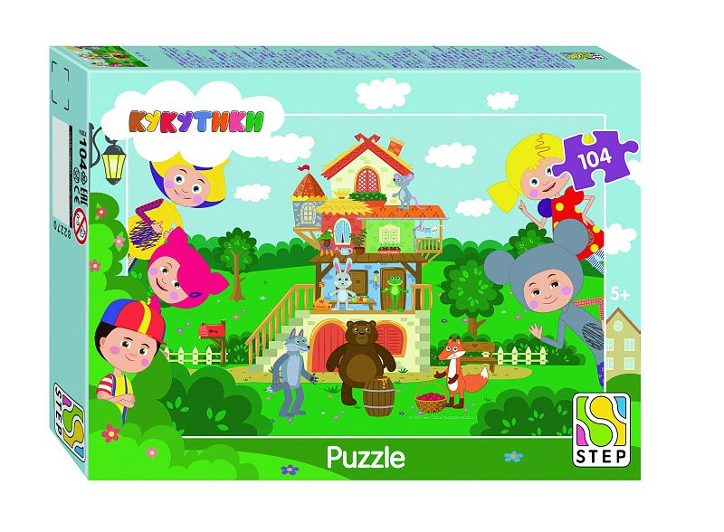 Пазлы  104 элемента  270*180мм.  "Кукутики" (Биг Папа)