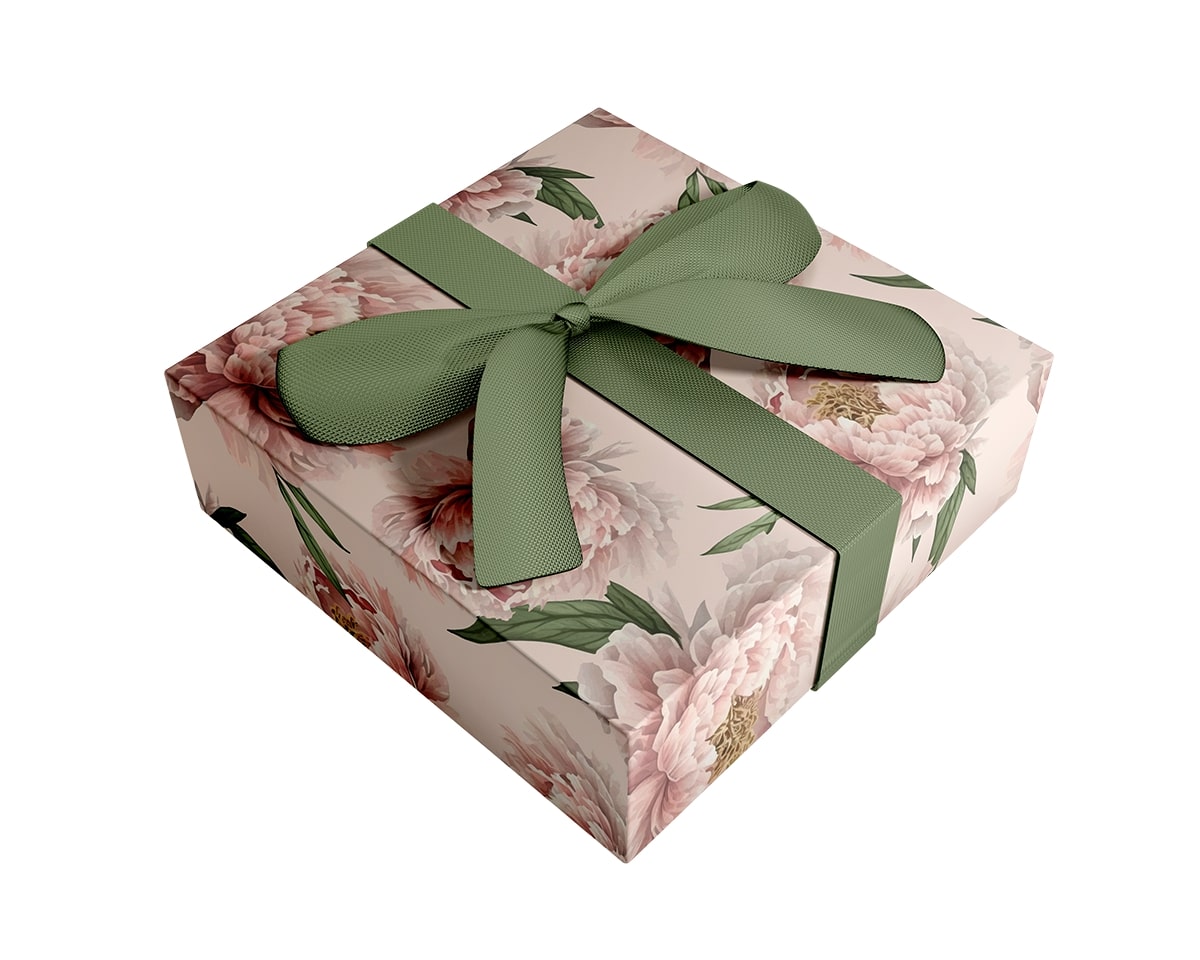 Бумага упаковочная 70*100см  "Peony. Персиковый"