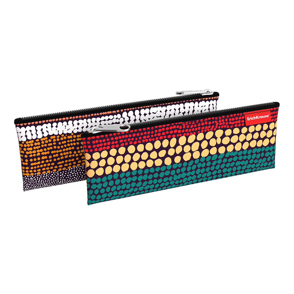 Пенал конверт ErichKrause® 220х90мм Mosaic Strips