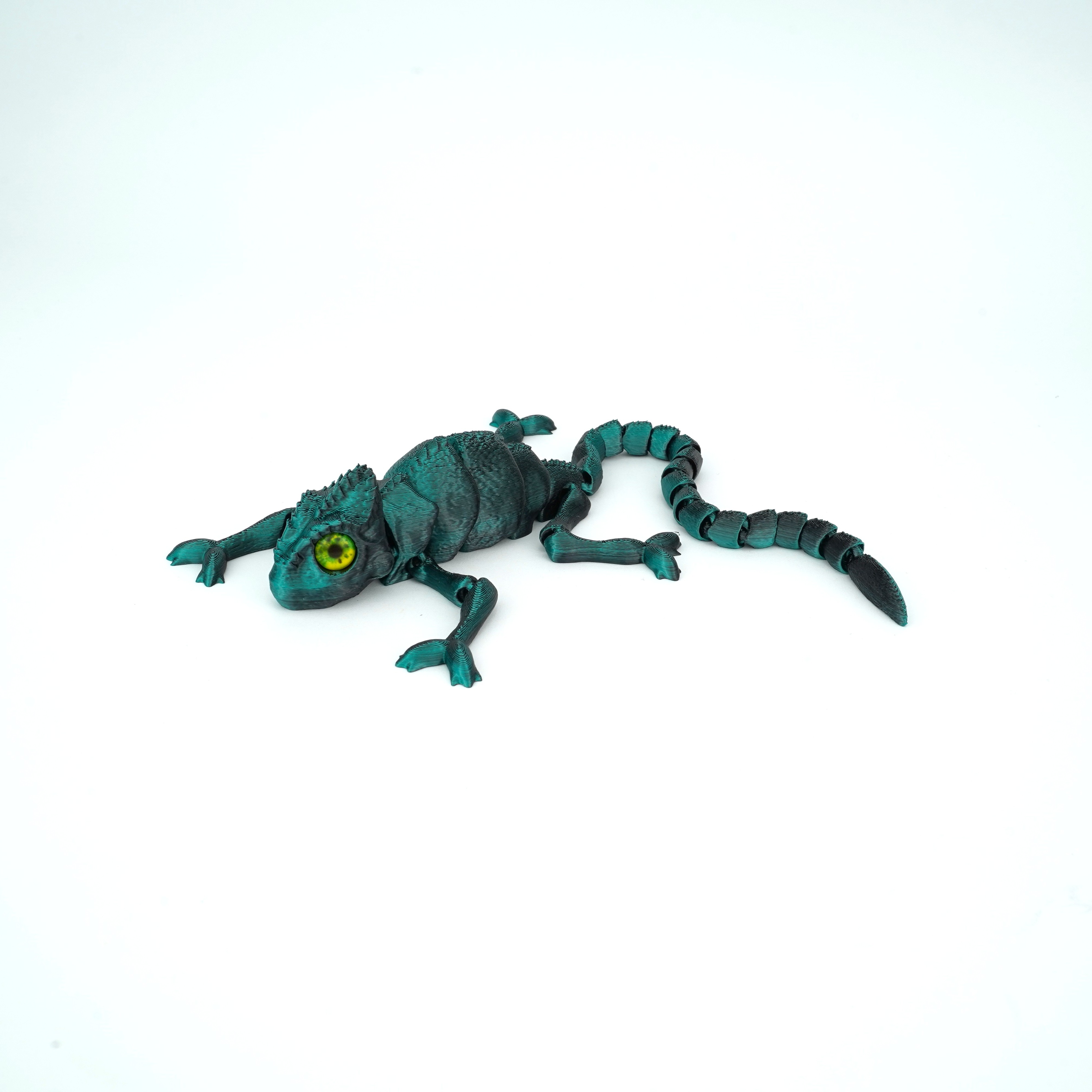 Игрушка 3D "Хамелеон Паскаль" 21 см, цвет ассорти