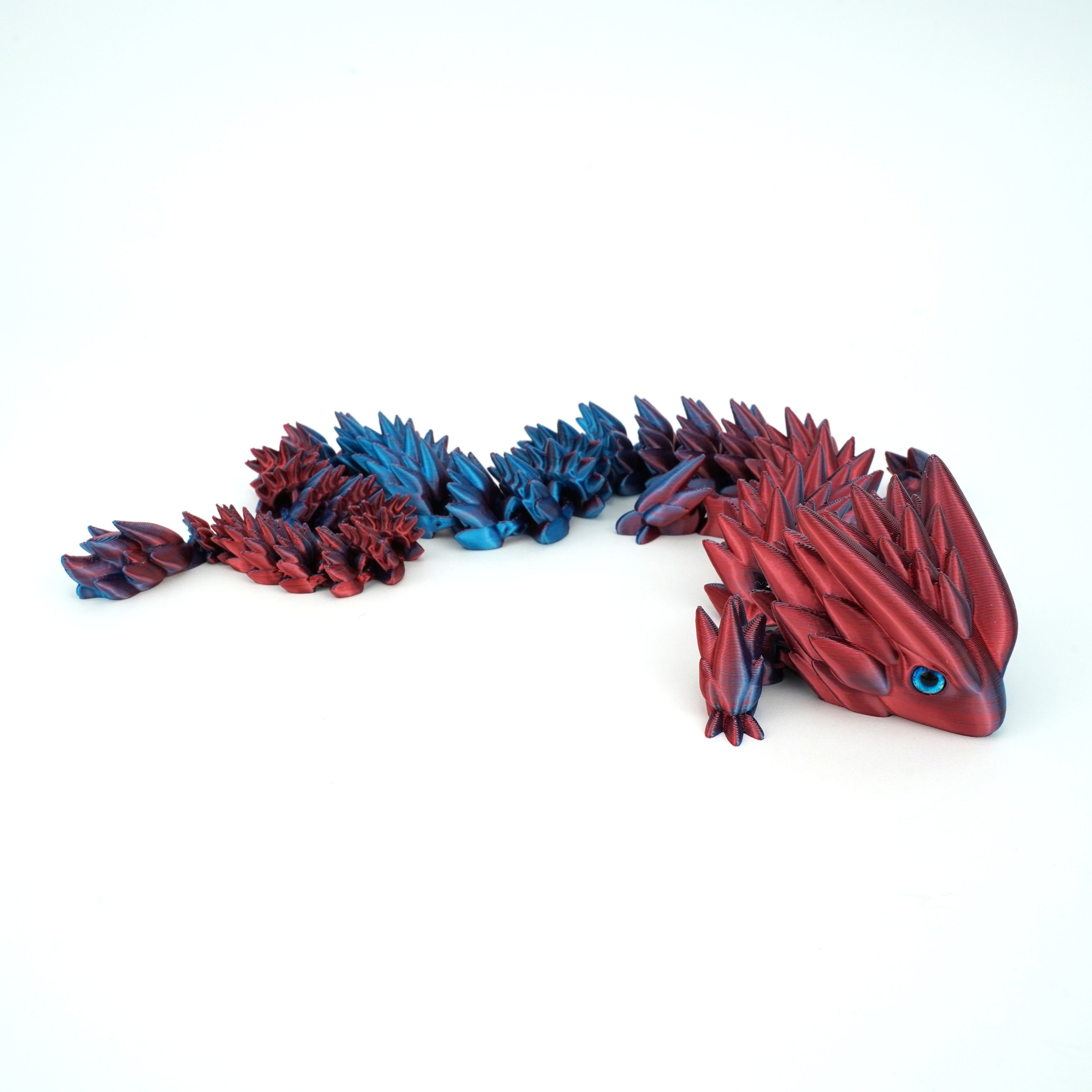 Игрушка 3D "Дракон Астер " 46см, цвет ассорти