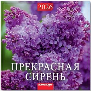 Календарь КВАДРАТ  285*285мм на 2026г.  Прекрасная сирень