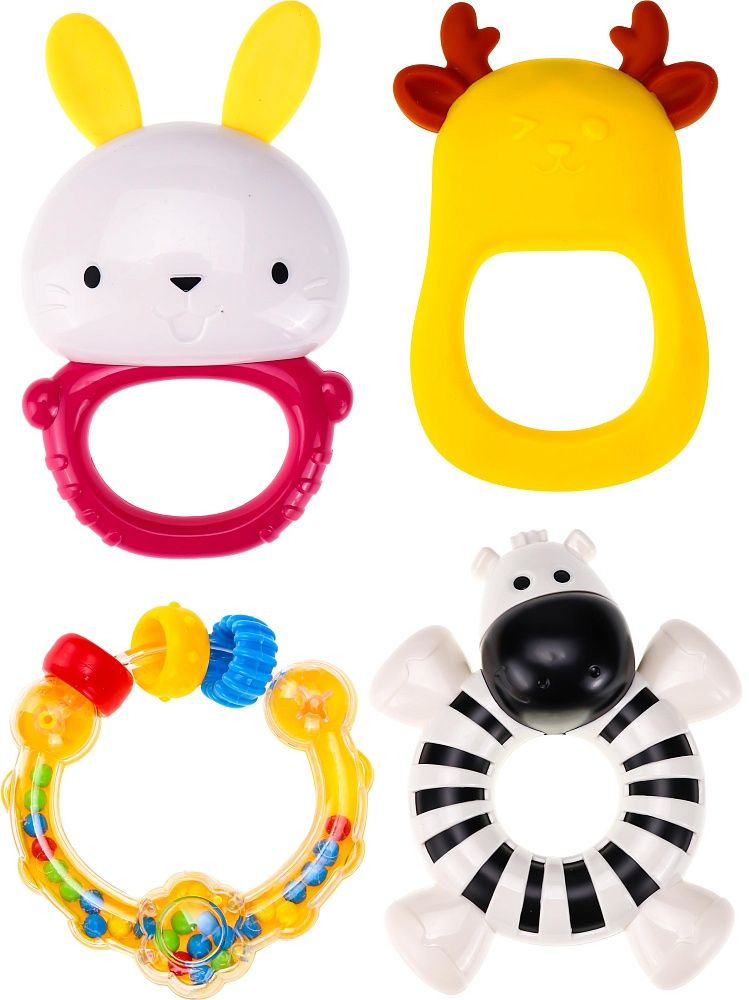 Погремушка 4шт, в пакете