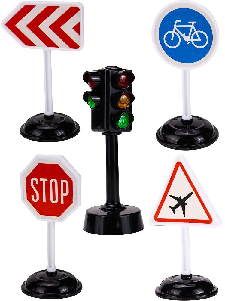 Игровой набор 6 предметов "Заправка" свет,звук, игр. поле,6*AG3