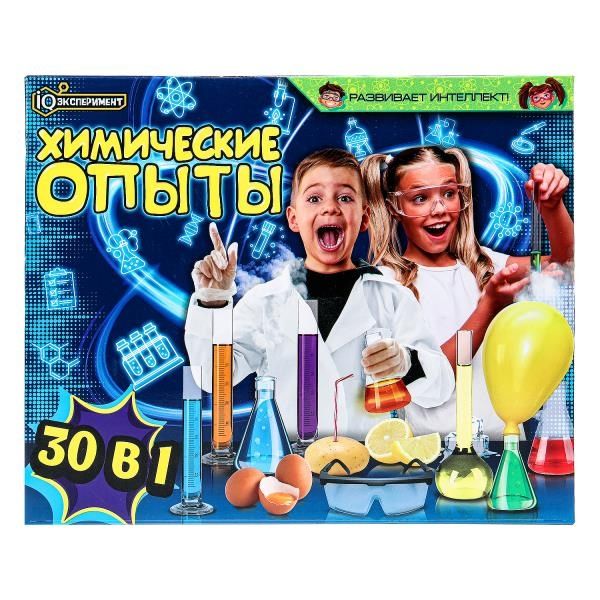 Набор для опытов 30 в 1 "IQ Эксперимент" химия