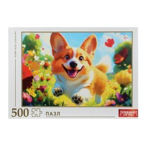 Пазлы  500 элементов "Бегущий корги"