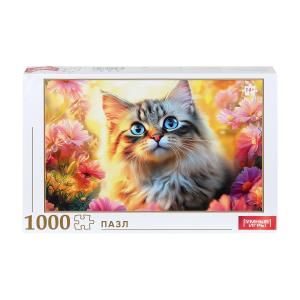 Пазлы  500 элементов "Кот на закате"