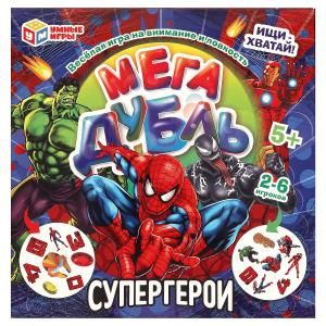 Игра настольная "Мегадубль.Супергерои" 30 карточек
