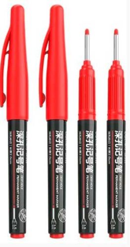 Маркер перманентный 1,5 мм  красный, для разметочных работ