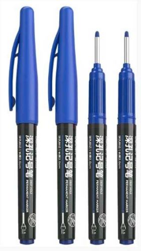 Маркер перманентный 1,5 мм  синий, для разметочных работ