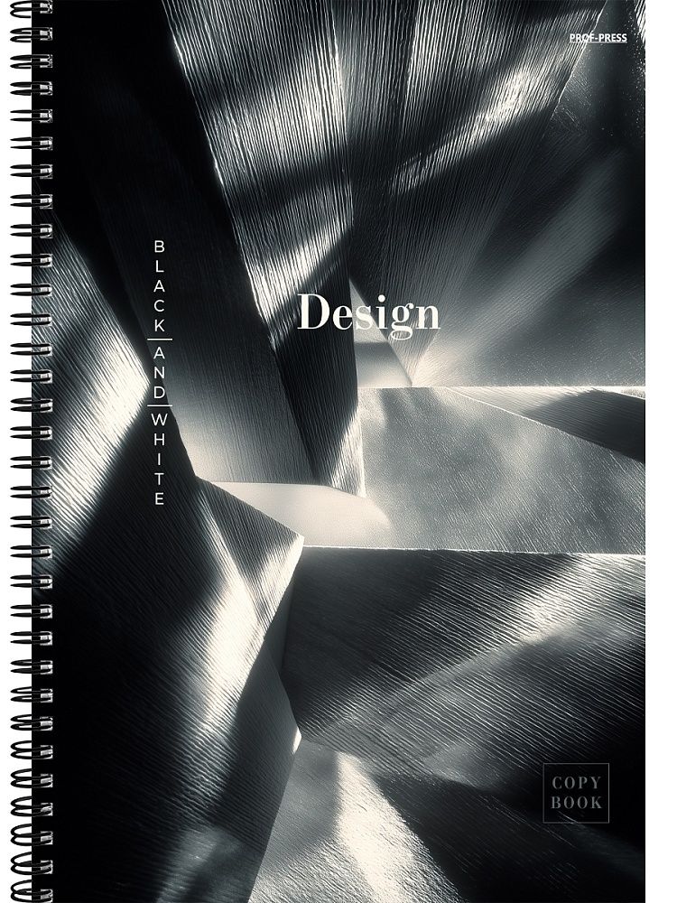 Тетрадь А4  80л кл. гребень Проф-Пресс "Абстрактный дизайн - 7"