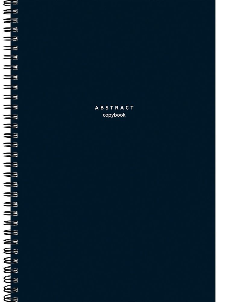 Тетрадь А4  80л кл. гребень Проф-Пресс "Насыщенный синий"