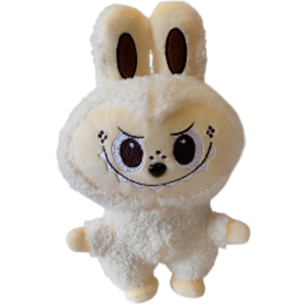 Мягкая игрушка 30см "Лабубу Эльф" молочный