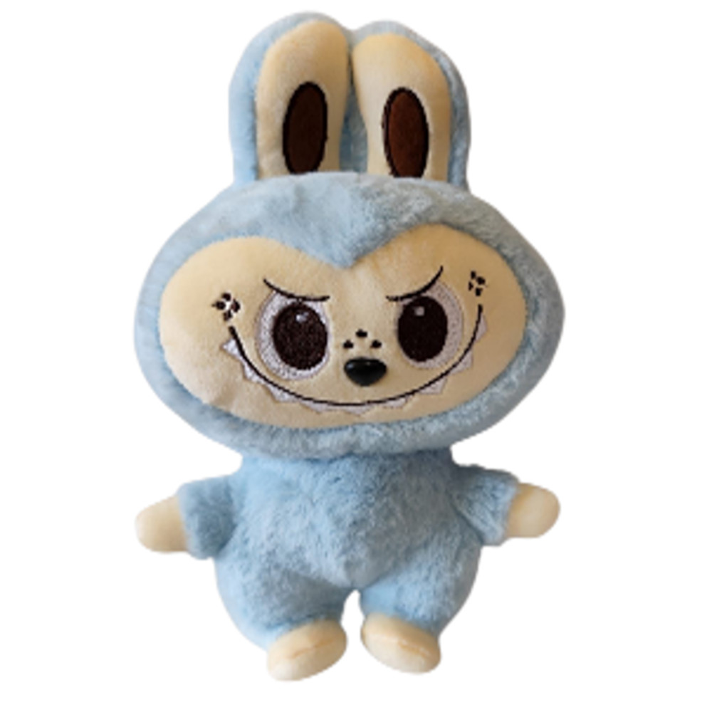 Мягкая игрушка 30см "Лабубу Эльф" голубой