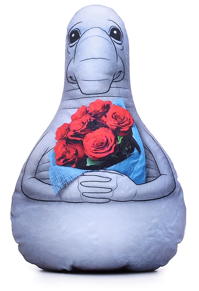 Игрушка антистресс 30см "Ждун с цветами"