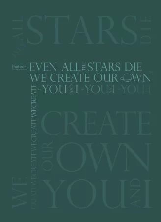Тетрадь А4 7БЦ  80л кл. сшивка Hatber "Астрологика" мат.лам., выб.УФ-лак, 5цв.блок, запеч.форз.