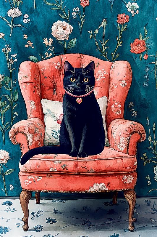 Открытка А5 "Кошка"