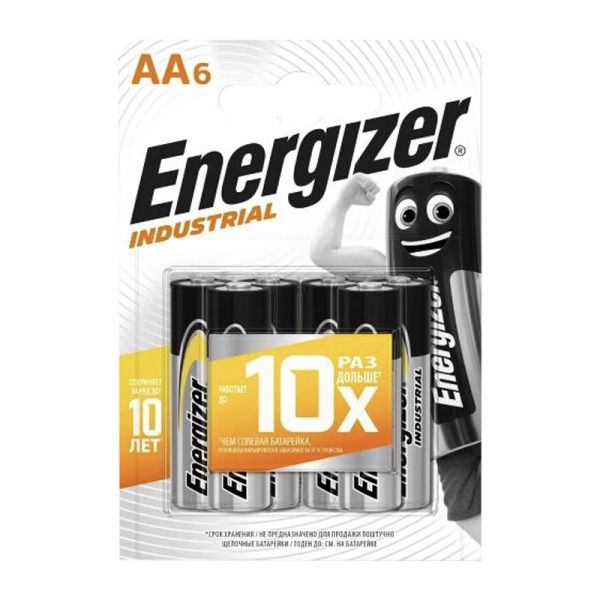 Батарейка LR-06 (АА) ENERGIZER INDUSTRIAL, блистер, цена 1 шт