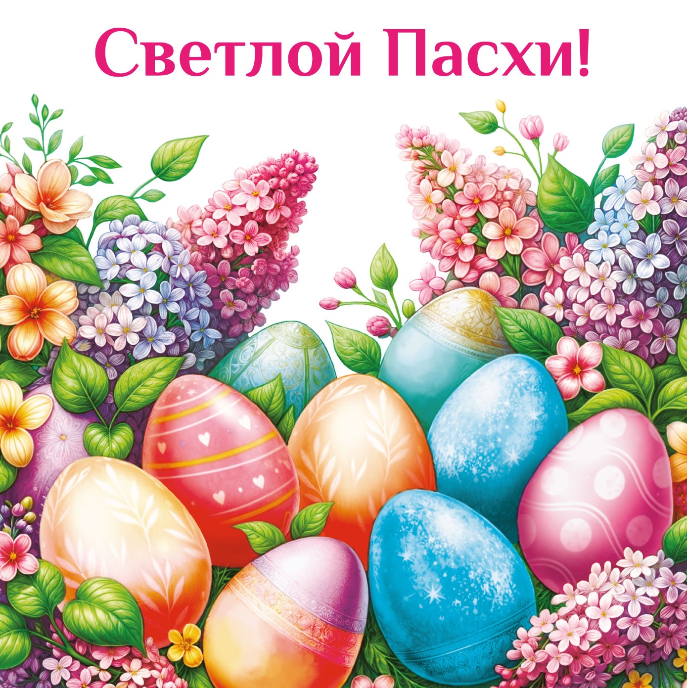 Салфетка "ПАСХА Светлой пасхи" 33*33см, 20 шт., 2-х слойная