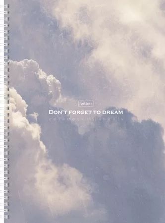 Тетрадь А4 7БЦ  96л кл. гребень Hatber "Dream" глянц.лам., перф.на отрыв