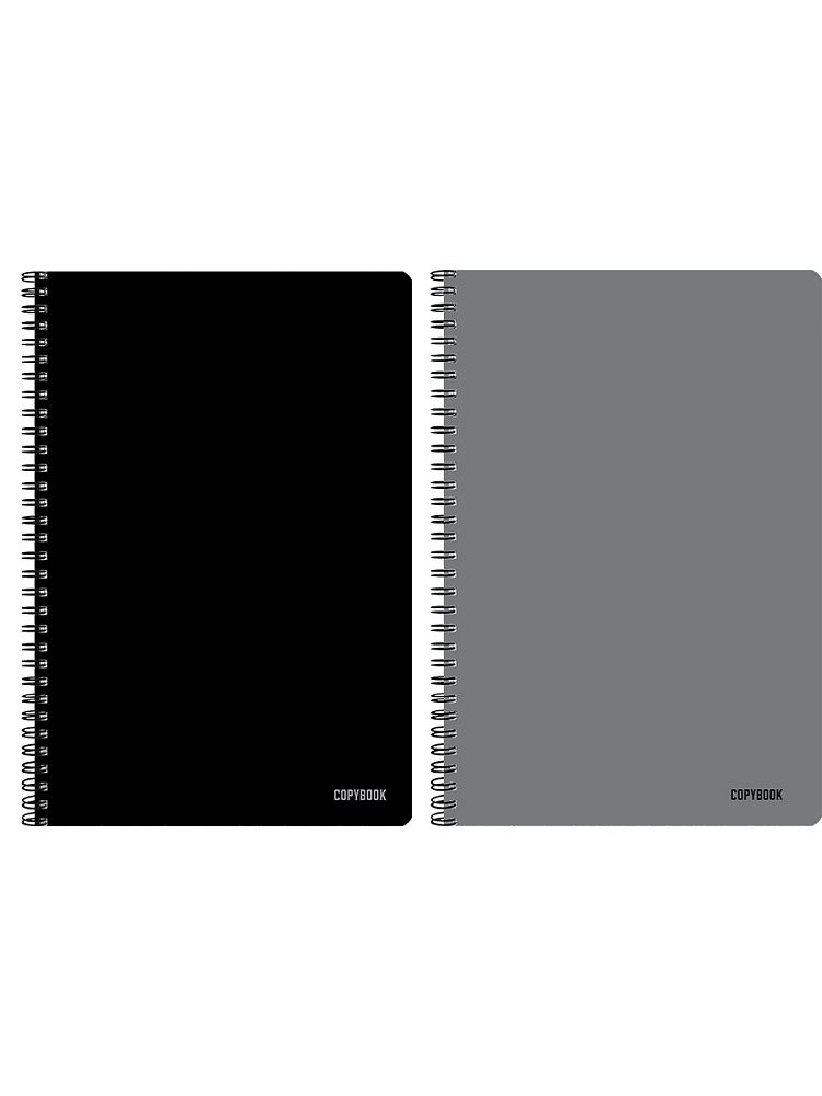 Тетрадь А4  96л кл. гребень Проф-Пресс "В темных тонах" тисн.