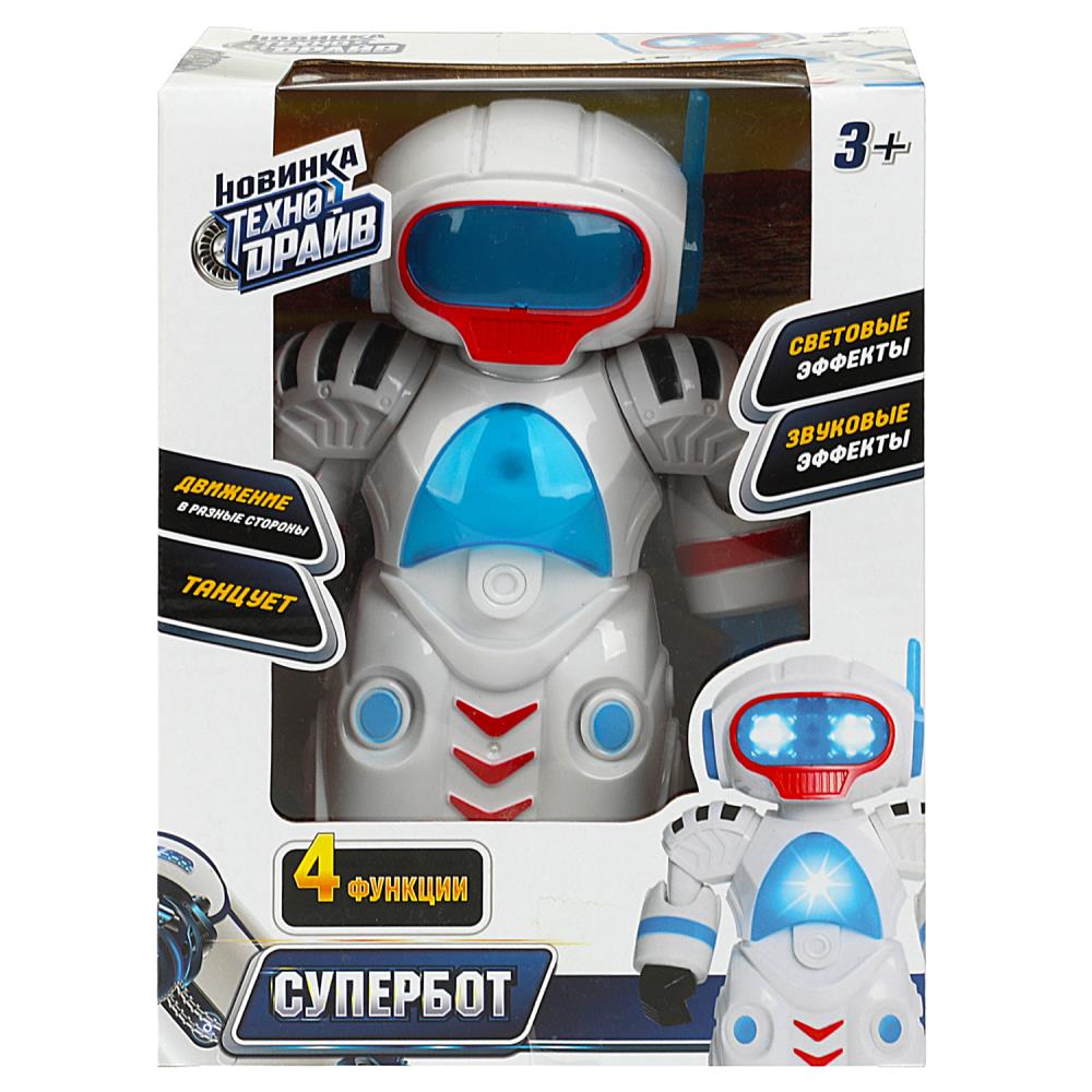 Робот 22см "Супербот" свет/звук, движение
