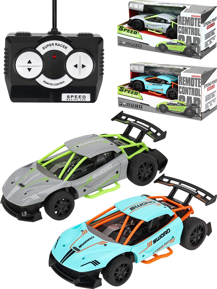 Машинка на р/у "Быстрый заезд-2" 20 см бат.3AA и 2AA не в к-те,цв.микс,в кор.