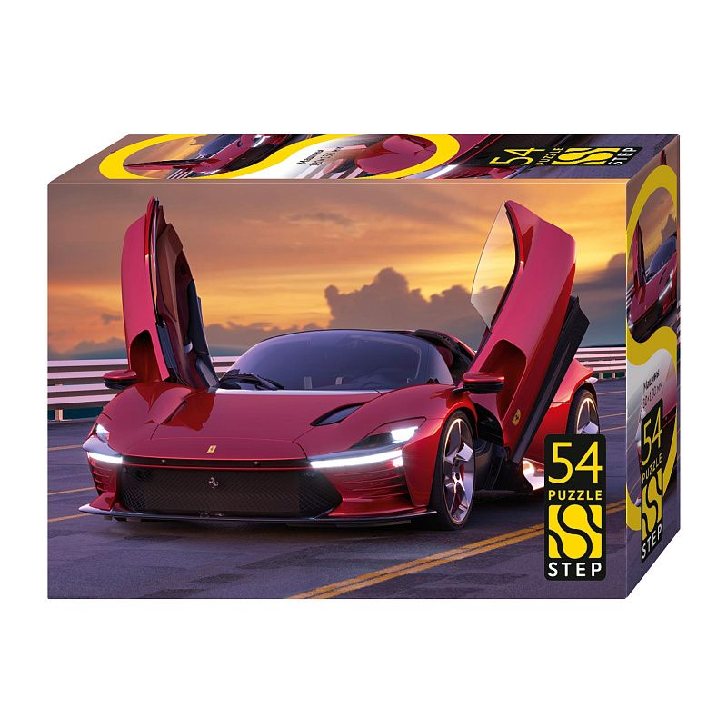 Пазлы   54 элемента  180*130мм. "Машины"