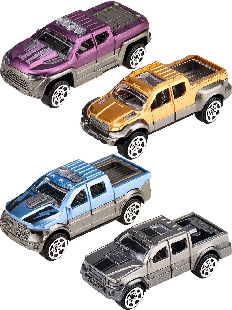 Набор машинок пластик 2шт, 6см "Ассорти"