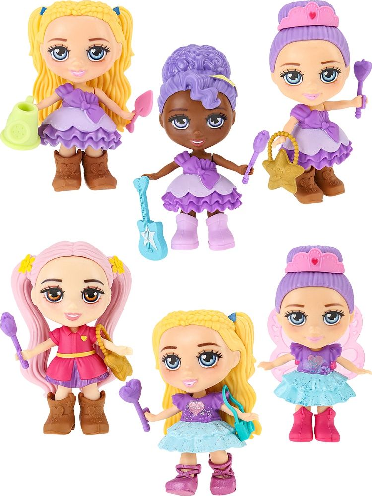 Кукла 8см, ассорти дизайнов, в пакете