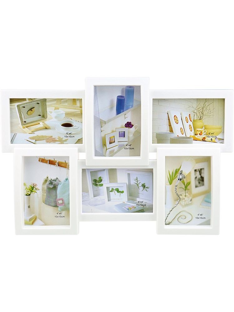 Фоторамка на 6 фото 10*15см "Семейный минимализм"