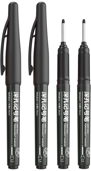 Маркер перманентный 1,5 мм  черный, для разметочных работ