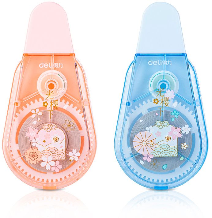 Корректирующая лента Deli 5мм*20м, ассорти