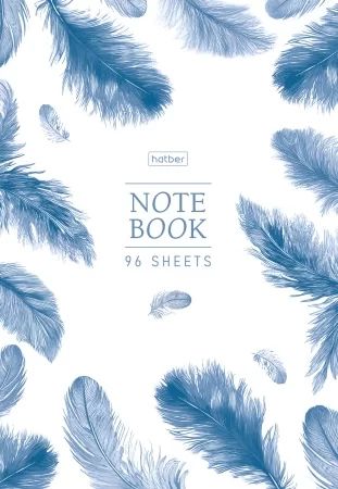 Блокнот А5 7БЦ  96л "Красота и легкость" кл./лин., запечат. форзац, мат.лам.