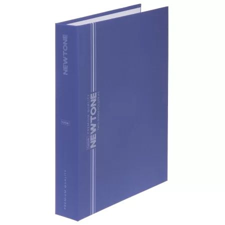 Папка на кольцах (без блока) А5 Hatber "NEWtone PASTEL. Чернильное небо" софт-тач, 2 кольца