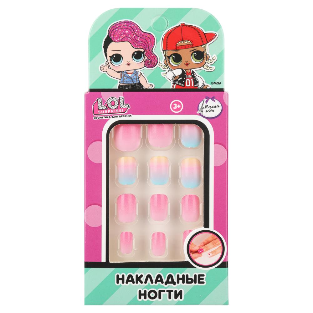 Накладные ногти "ЛОЛ"