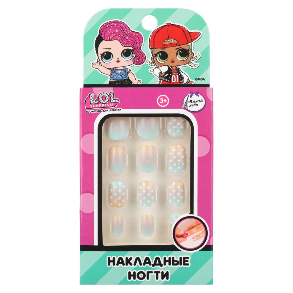 Накладные ногти "ЛОЛ"